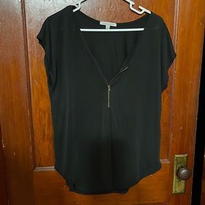 Black w/ gold hardware Sheer Top